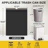 15L Garbage Bags Drawstring 120 Count, Strong Small Garbage Bag