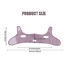 CCAIPU Facelifting Stickers, Breathable, Lightweight Ice Silk V-Face Harnesses (Purple)