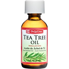 De La Cruz Australian Tea Tree Essential Oil, 100% Pure, Steam-Distilled, Bottled in USA 1 FL. OZ.