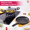 STL Hard Anodized Deep Kadhai with Lid 26cm, 4mm Thick,