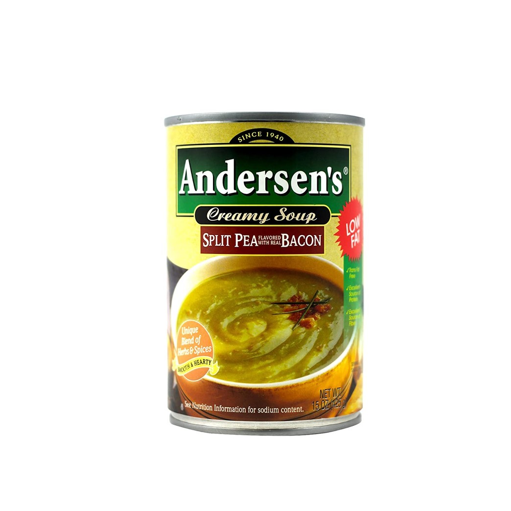 Andersen Split Pea with Bacon Soup - 15 oz (12 pack)