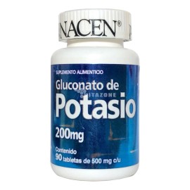 Potasio Y Magnesio 180 Tabletas Pronacen Sabor Sin Sabor