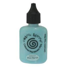 Cosmic Shimmer Pearlescent Coloured PVA Glue 30ml Decadent Teal