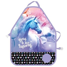 Derform Unicorn Children's Painting Apron Craft Apron Children's Apron Work Apron, multicoloured