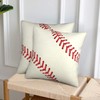 Football Pillow Covers, 18 x 18 Inch Set of 2