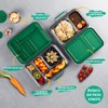 AOHEA Stainless Steel Lunch Box for Kids, Leak Proof Bento