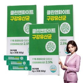 Oral lactic acid bacteria bad breath removal powder stick 30 packs free gift 2 packs, 1 piece, 90 servings / 구강 유산균 입냄새 제거 분말 스틱 30포 사은품 2포, 1개, 90회분