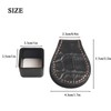 LAKE OF FIRE Pool Chalk Holder – Magnetic Leather Pocket