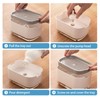 RUFCRIL Soap Pump Dispenser and Sponge Holder with Sponge, 10