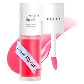 NOONI Korean Lip Oil - Applecherry - Plumping & Hydrating Tinted Lip Gloss