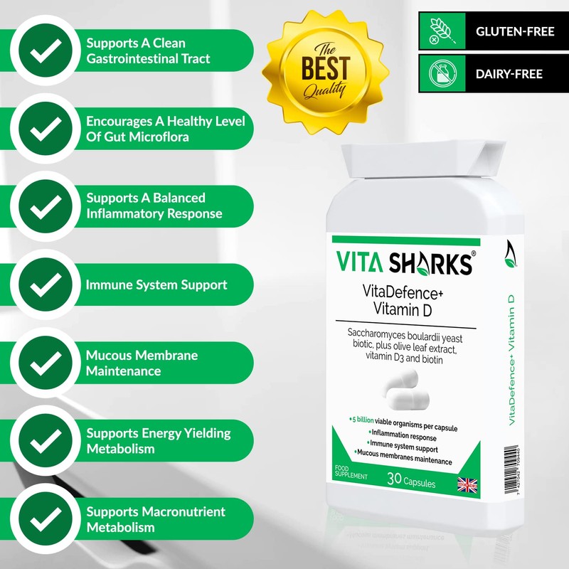 VitaDefence+ Vitamin D Complex - Immune Defence Boosting Formula |