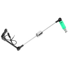 Fishing Bite Alarm Swinger Tackle Bite Indicator Alarms Carp Coils Drop Off Swinger Alarms Accessories with Light (Green)