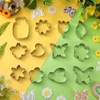 Funtery 12 Pieces Spring Flower Cookie Cutters Set Butterfly Flower