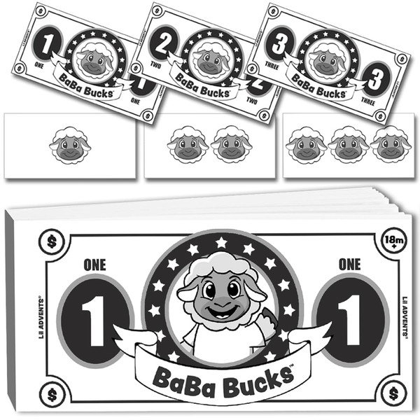 LIL ADVENTS Baba Bucks – Incentive Reward Play Money for