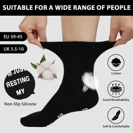 AOOWU Father's Day Gift for Dad from Daughter/Son/Wife Funny Socks, Funny Socks Novelty Socks for Unisex, Cotton Calf Socks with Non-Slip, Thanksgiving Christmas Birthday Gifts for Dad Grandad Husband