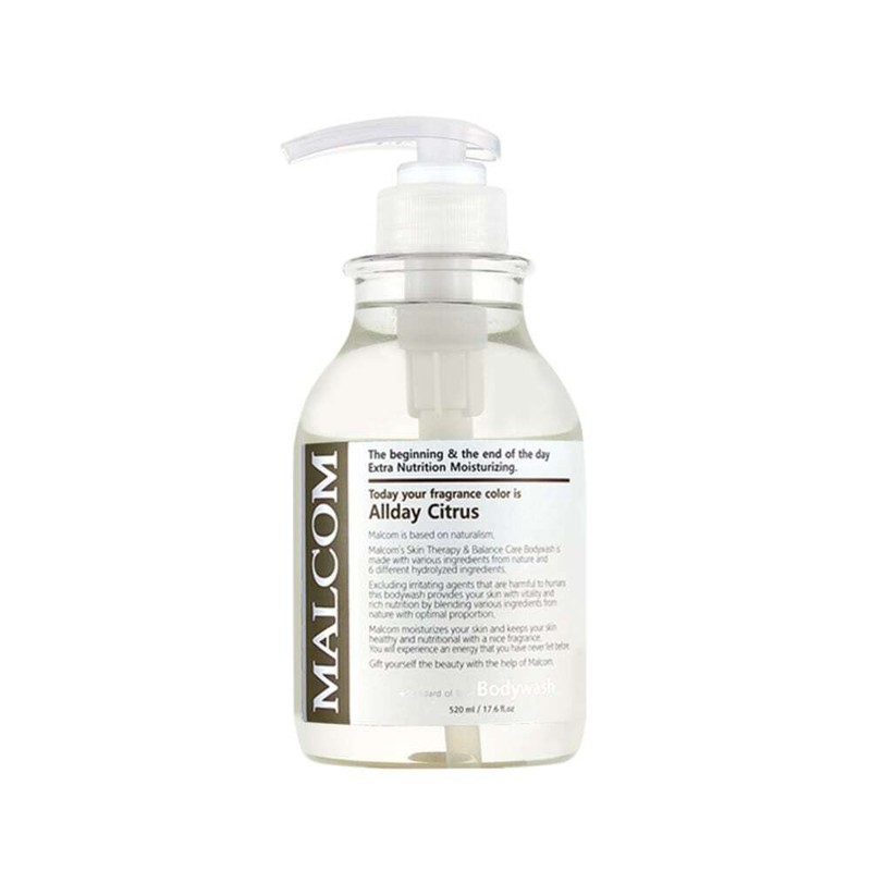 MALCOM Body Wash 520ml - All Day Citrus