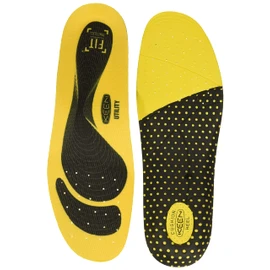 KEEN Utility Men's K-10 Insole with Heel Pad, Neutral Arch Support Work Boot Accessory, Yellow/Yellow