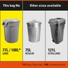 Hefty® Garbage Bags, Ultra Strong Large 100 Litres Black, Drawstring,
