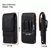 Leather Cell Phone Waist Bag for Men's, Mobile Phone Belt