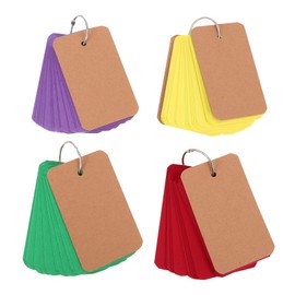 Operitacx 4 Stück studentisches Briefpapier Mini-Notizblöcke Schlüsselanhänger-Notizblöcke Kleines Notizbuch kleine spiralblöcke Schlüsselanhänger Mini-Notizbuch Loseblatt-Notizblöcke