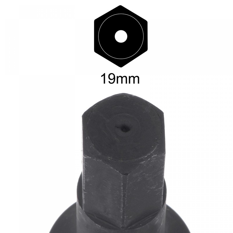 sourcing map 19mm Impact Hex Bit Socket, 3/4" Drive 98mm