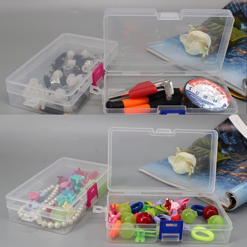 WYAN Pack of 5 plastic storage containers with lid, for
