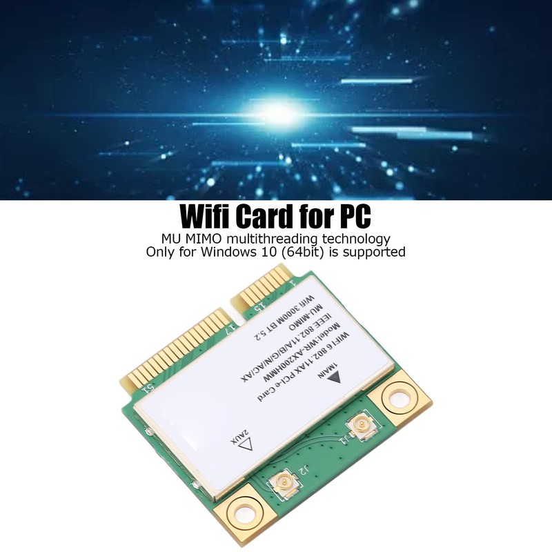 Annadue Wireless Net Card, AX200HMW Dual Frequency 2974M WiFi6 Wireless