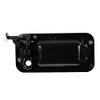 TRQ Front Left Exterior Door Handle Black Drivers Side Compatible