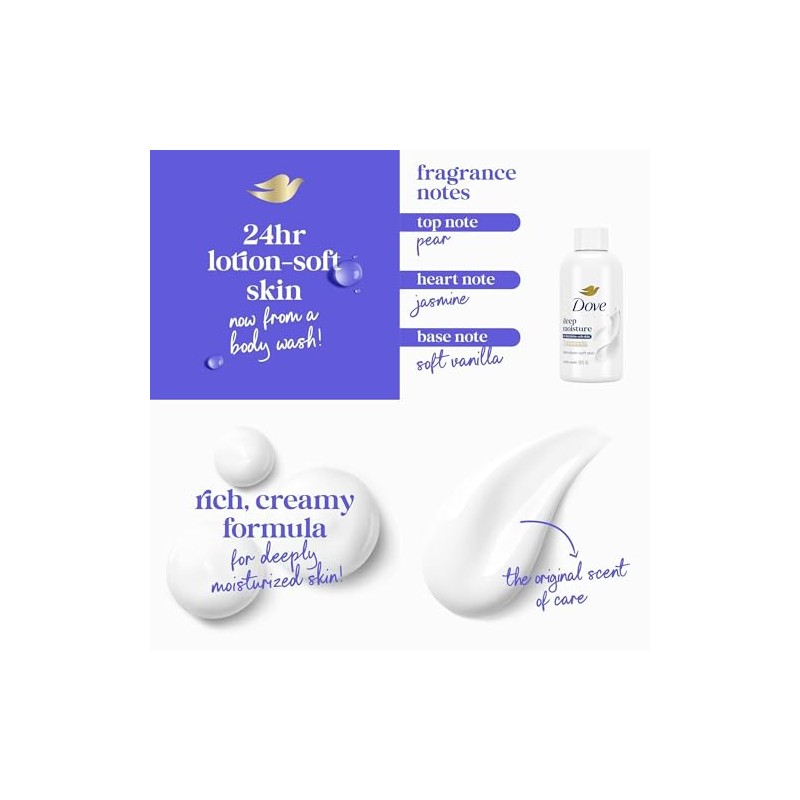 Dove Pack Variado De 6 Geles De Ducha Tamaño Viaje