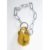 FB14 Yellow Chain Type London Fire Brigade Padlock Supplied with