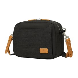 Nordace Siena Pro Travel Crossbody Bag - Compact, Secure, and Stylish for Everyday and Adventure (Black)