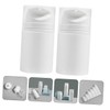 Healvian 3pcs Travel Toiletry Press Bottles Squeezable Lotion Containers Airless