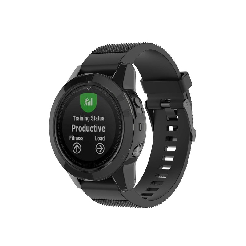 RuenTech Protective Case Compatible with Garmin Fenix 5 Protective Film