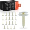 A-Premium 20PCS Nylon Trim Panel Retainer Clips Double Head Compatible