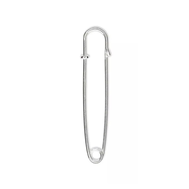 Platinum 3 Kilt Pins Silver Plated Steel 3" long fasteners
