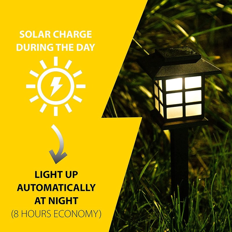 ZONETECH Outdoor Solar Powered Light – LED Twenty-Four Pack Bright