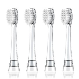Dada-Tech Kids Electric Toothbrush Replacement Heads for DT-BB1, DT-K6, SG-513, SG-977- Pack of 4 (M)