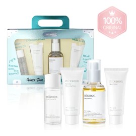 Mixsoon Kit Coreano Glass Skin 4 Pzs Mini Maletín De Viaje