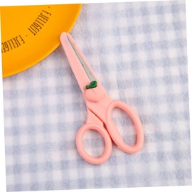 COHEALI 2sets Sturdy Craft Scissors Safe Student Scissors Paper Cutting Adorable Art Multi-function Plastic Stainless Steel 4pcs*2