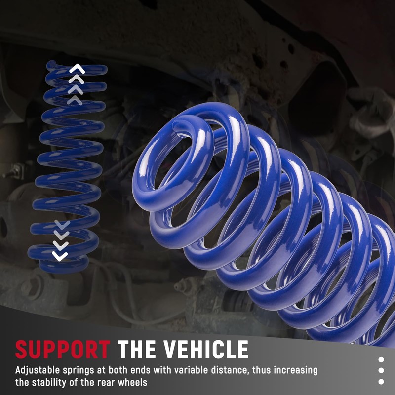 THOCAC Heavy Duty Front Coil Springs for 1983-1997 Ranger -