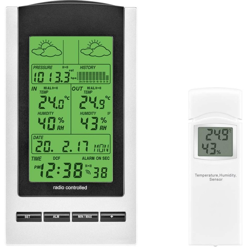 EUROCHRON WH1173 9223c3b Funk-Wetterstation