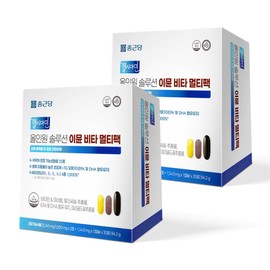 Chong Kun Dang All-in-One Immune Multivitamin Multipack 2 Set / Men’s Women’s Multivitamin Mineral Omega 3 Lutein Milk Thistle / 종근당 올인원 이뮨 멀티비타민 멀티팩 2세트 / 남성 여성 종합비타민 미네랄 오메가3 루테인 밀크씨슬