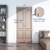 JUBEST 24“ Bifold Door Hardware, Folding Door Hardware Sliding Barn