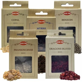 TRUMIRI Dragon's Blood Benzoin Copal Incense Variety Pack (3 Sets of 30g Each)