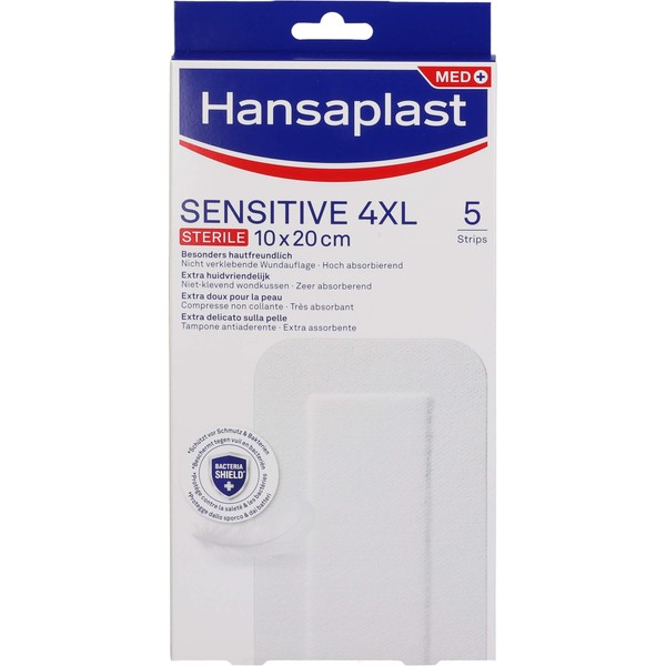 Nicht vorhanden Hansaplast Wundverband Steril Sensitive 10x20cm, 5 St PFL
