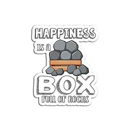 Funny Rockhound Rock Collector Hunter Geology Sarcasm - Sticker Graphic - Auto, Wall, Laptop, Cell, Truck Sticker for Windows, Cars, Trucks