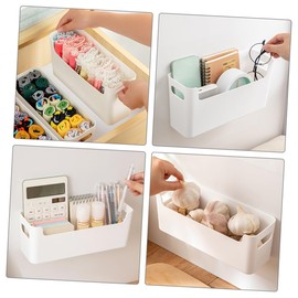 COLLBATH 2pcs Desktop Organizer Box Multifunctional Storage for Office Kitchen and Living Room Wall Mount Tabletop Use Neat and Stylish Design for Items