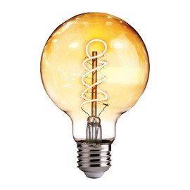 Tecnolite Connect - Foco Vintage LED Inteligente G25 WiFi 5.5W - Luz Blanca Dinámica, Atenuable, Bombilla Edison Compatible con Alexa, Google Assistant, Atajos de Siri y App móvil