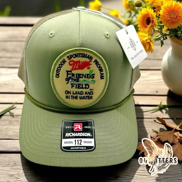 PM Outfitters Vintage Miller Beer Friends Of The Field Patch