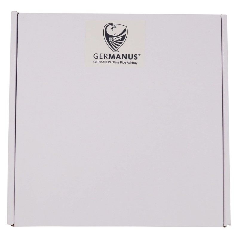 Pipe Ashtray with Knocker and Glass Pipe Rack - Leaf